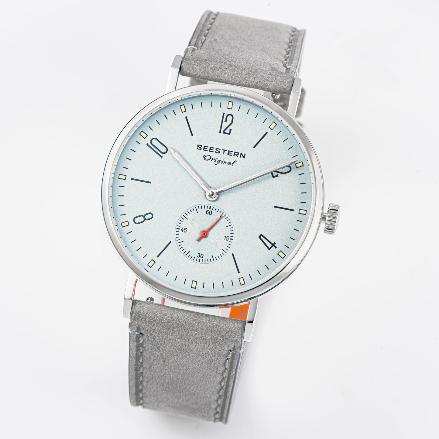 Seestern Automatic S382 38mm Light Blue Dial Classic Automatic Watch