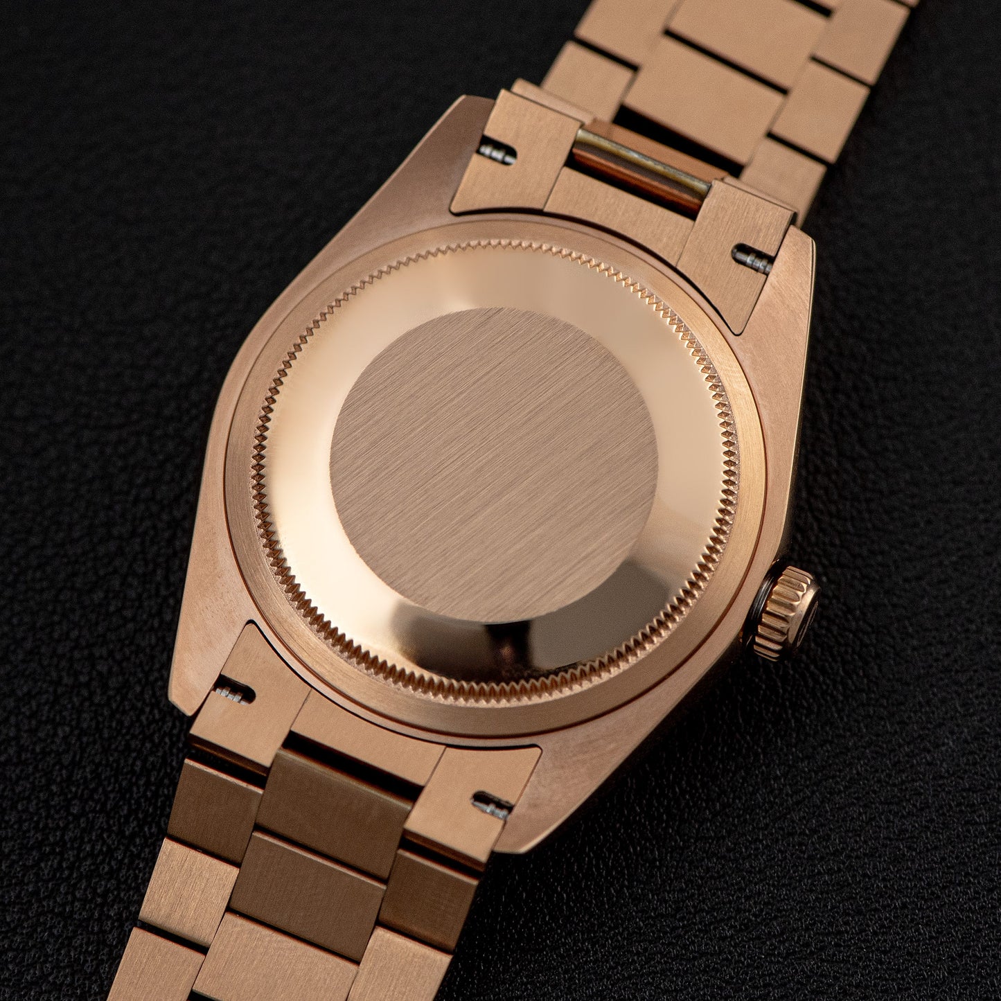 Heritage S449 DD Date and Day Display DD36 36mm Rose Gold White Pearl Dial Automatic