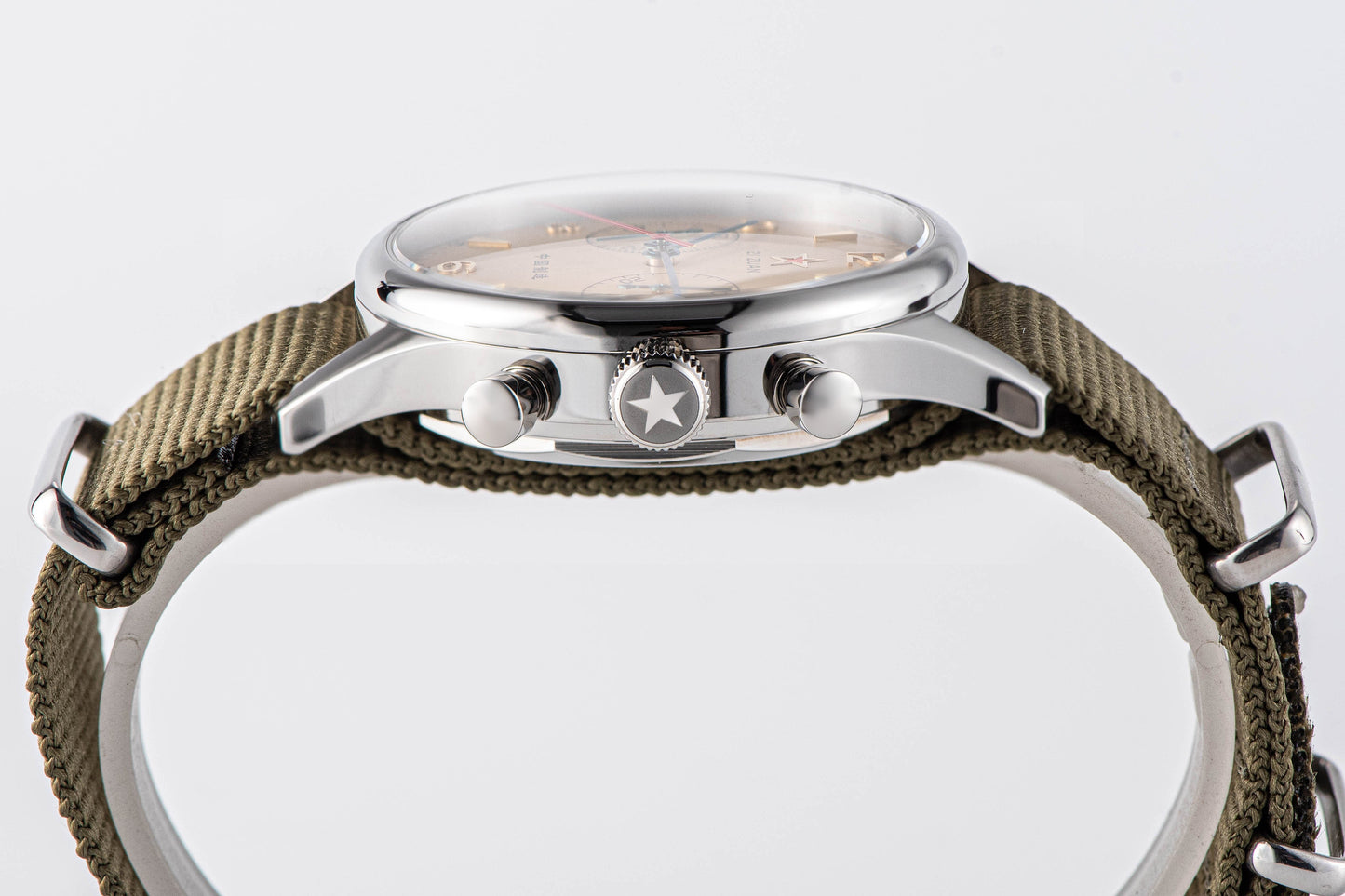 Seagull Movement Chrono Heritage SU1963S40/R 40mm 1963 Red Chronograph