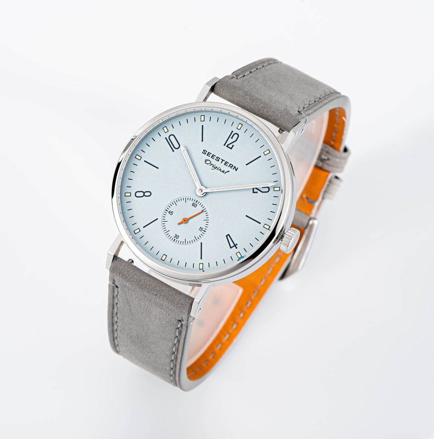 Seestern Automatic S382 38mm Light Blue Dial Classic Automatic Watch