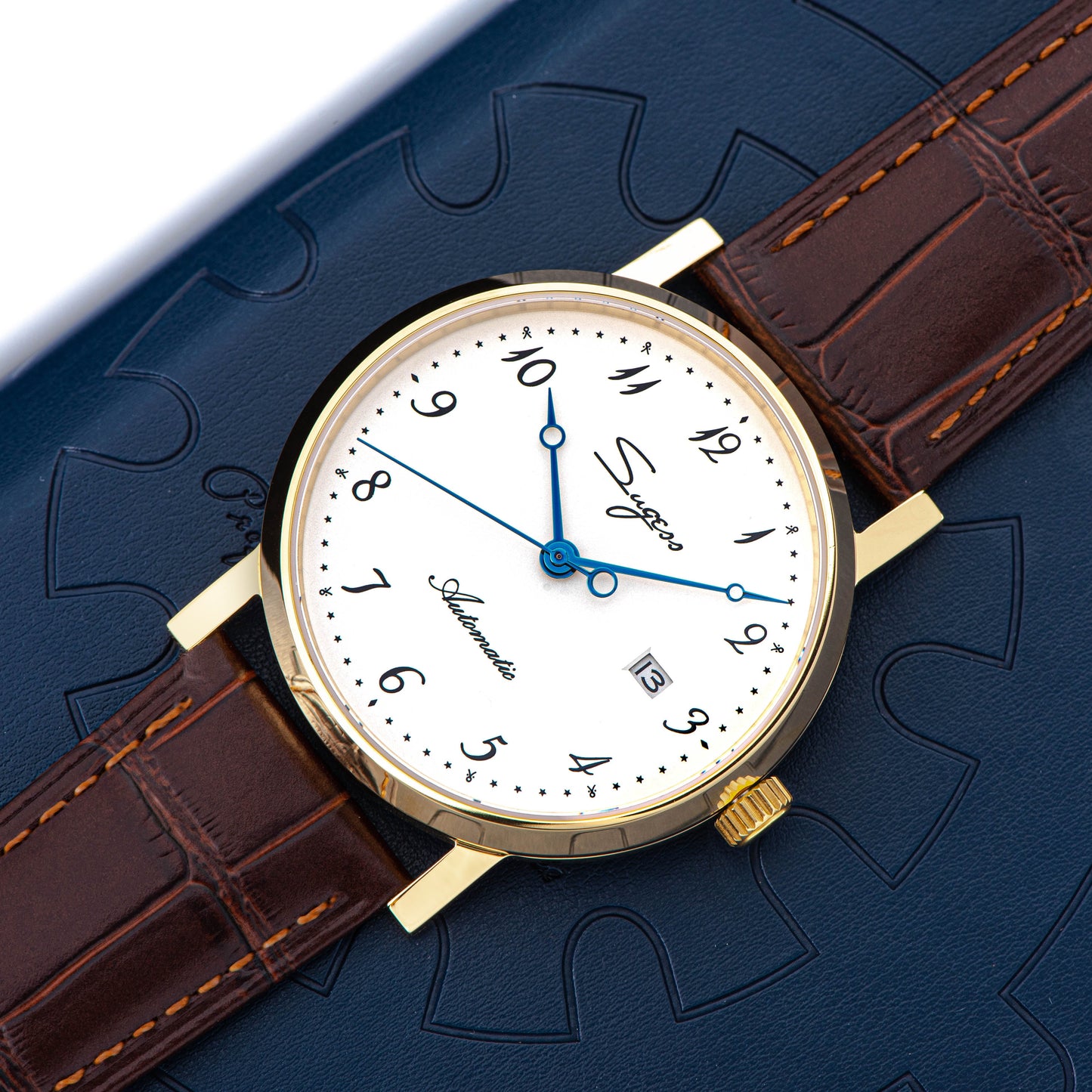 Slim Master SU9015GW Gold Automatic