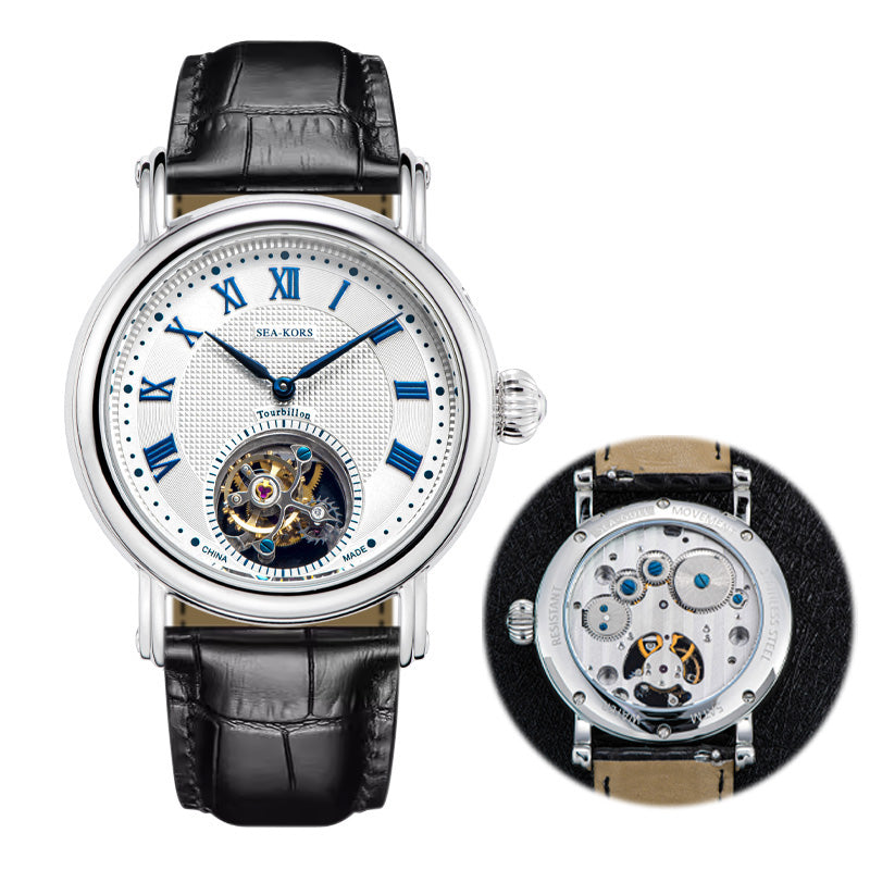 Seakors Tourbillon SE8000SW Blue Indexes