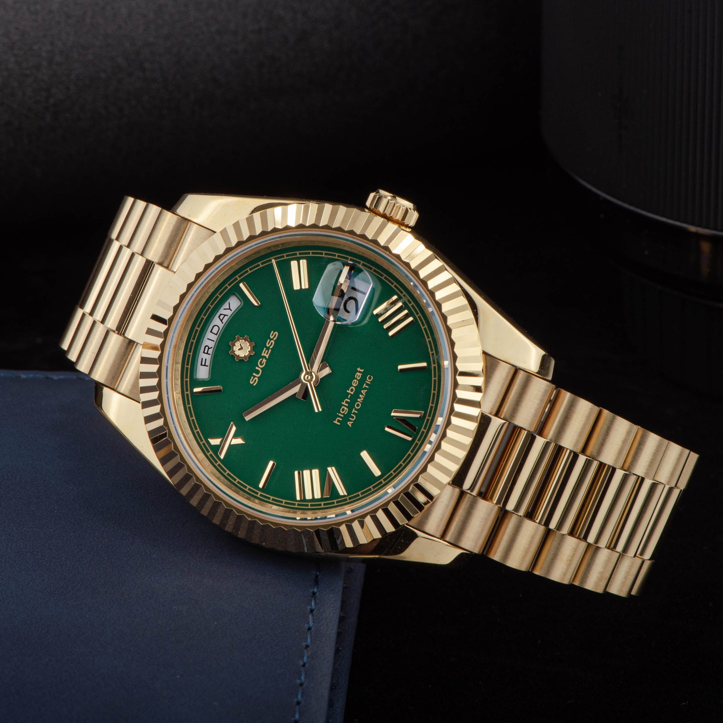 Heritage S433 DD Date and Day Display Gold Automatic