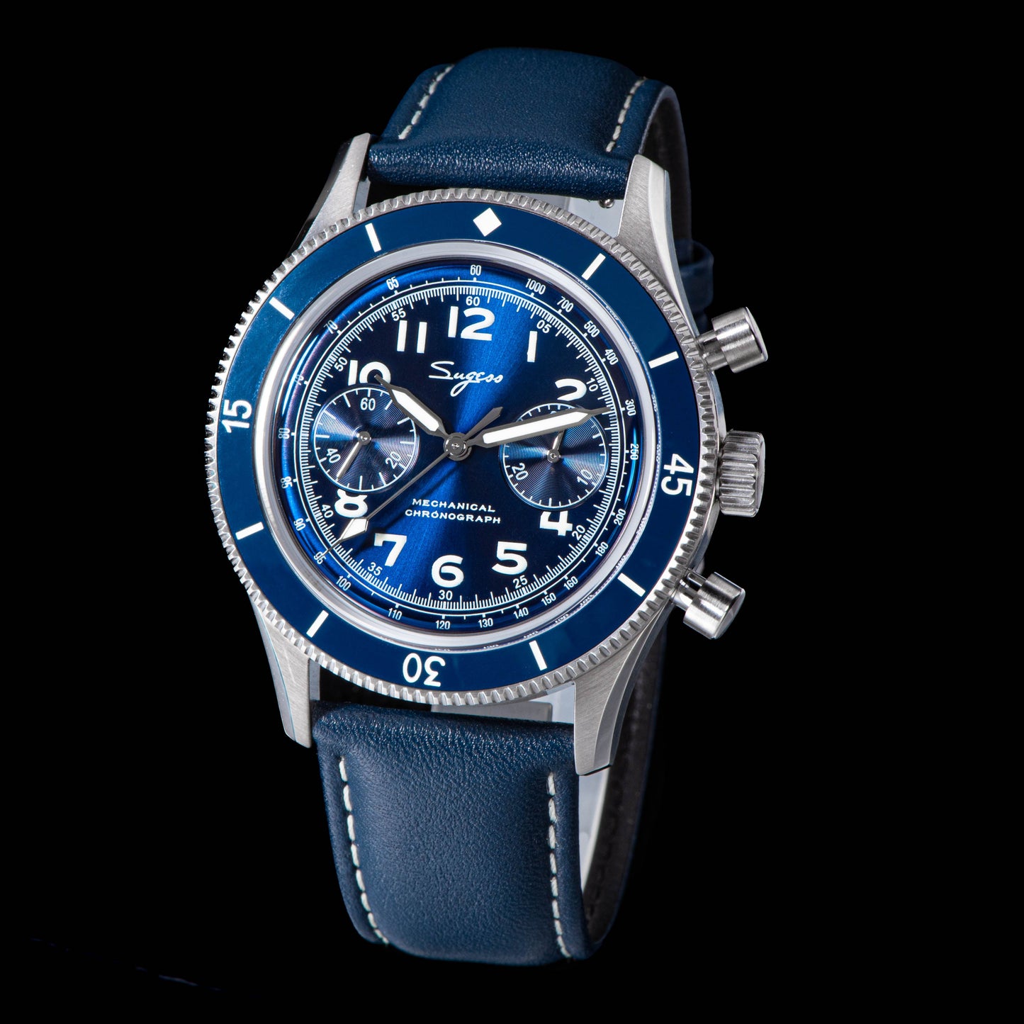 Chrono Heritage 423 Chronograph Blue Dial