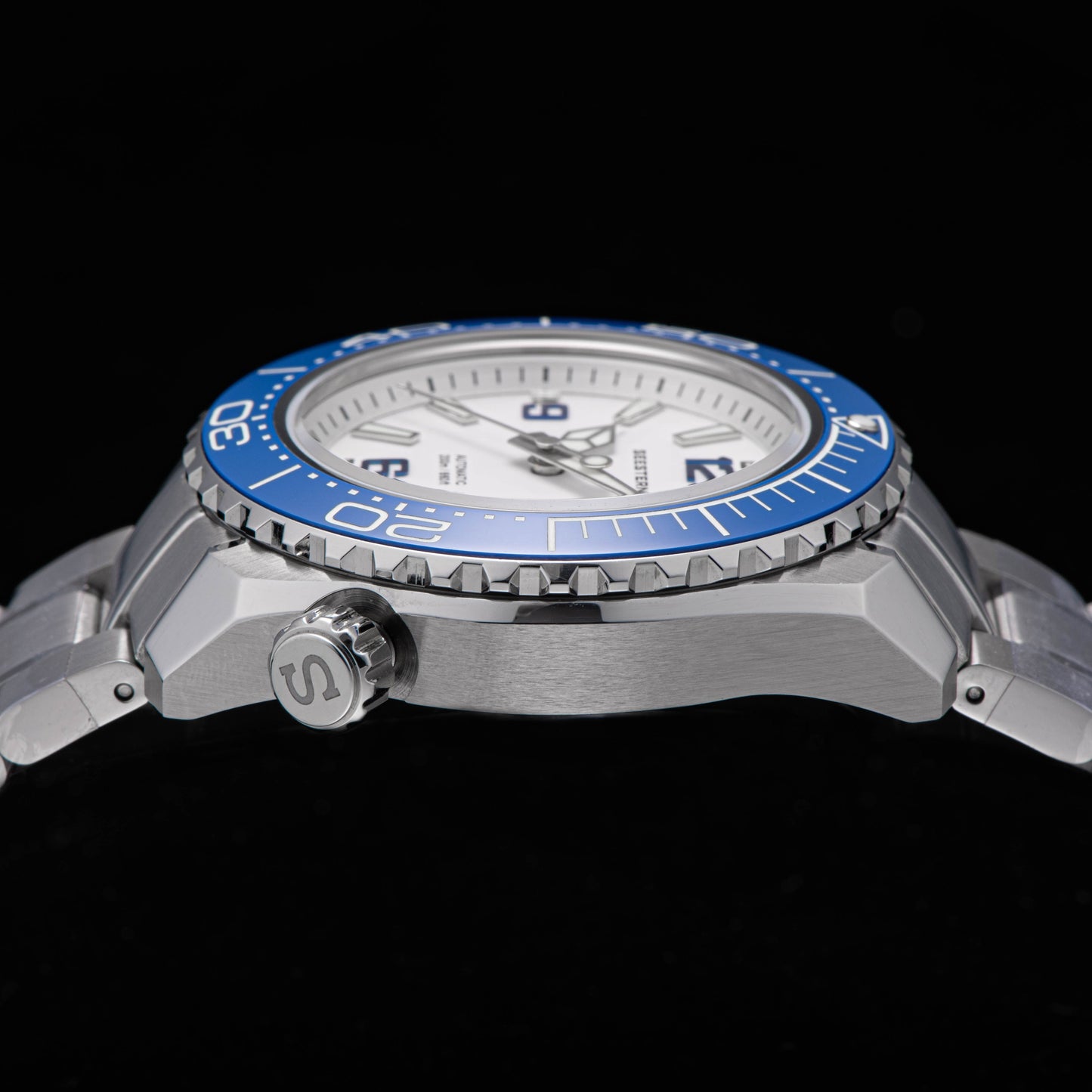 Seestern 416 Professional Diver Watch S416WH White Dial