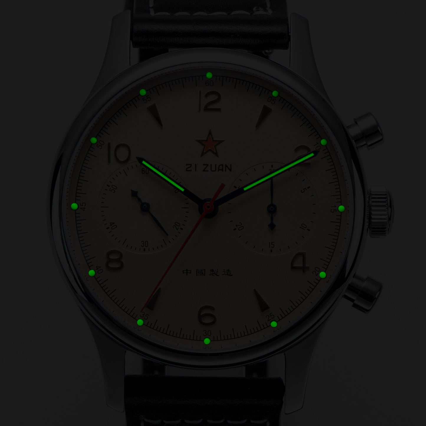 Seagull Movement Chrono Heritage SU1963S40/R 40mm 1963 Red Chronograph