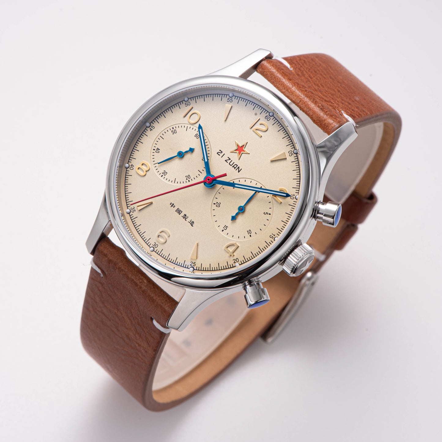 Seagull Movement Chrono Heritage SU1963S40/R 40mm 1963 Red Chronograph