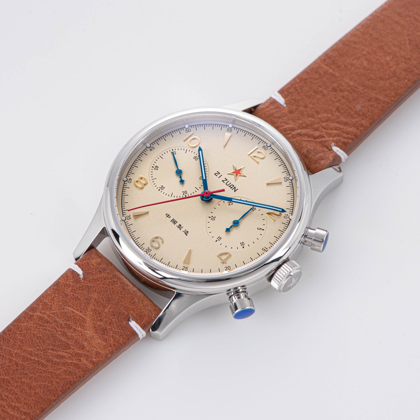Seagull Movement Chrono Heritage SU1963S40/R 40mm 1963 Red Chronograph