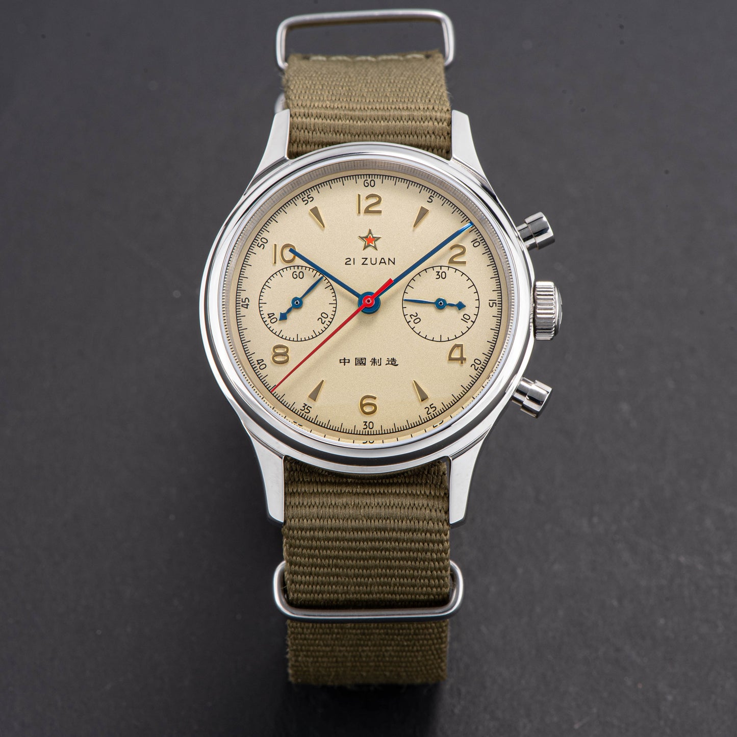 Seagull Movement Chrono Heritage SU1963SN Swan Neck Regulator 38mm 1963