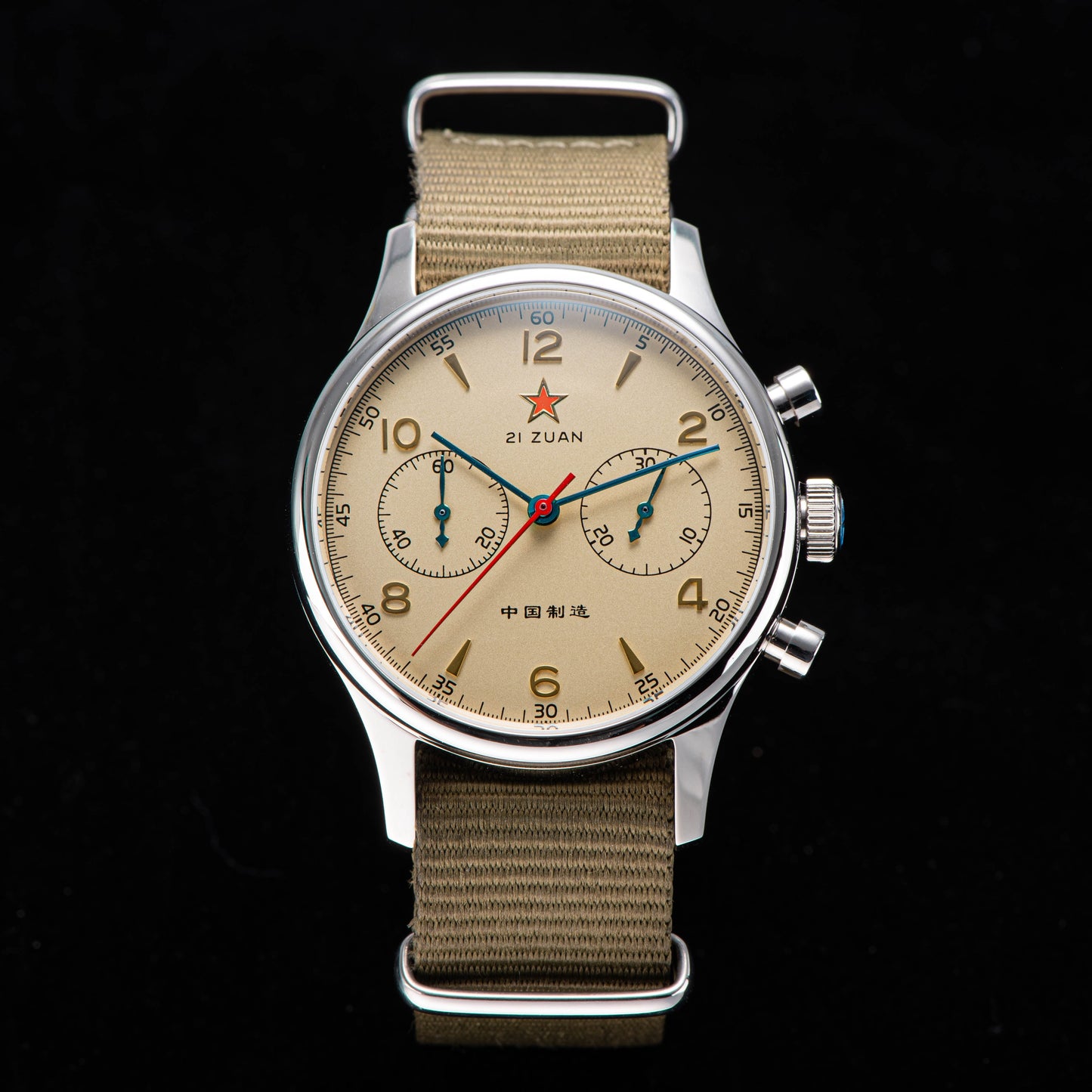 Seagull Movement Chrono Heritage SU1963S40 40mm 1963 (non Swan Neck version)