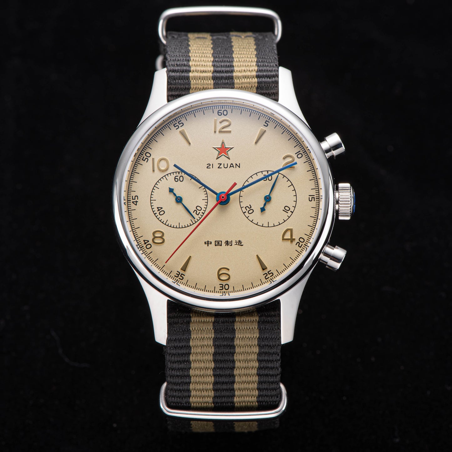 Seagull Movement Chrono Heritage SU1963S40 40mm 1963 (non Swan Neck version)
