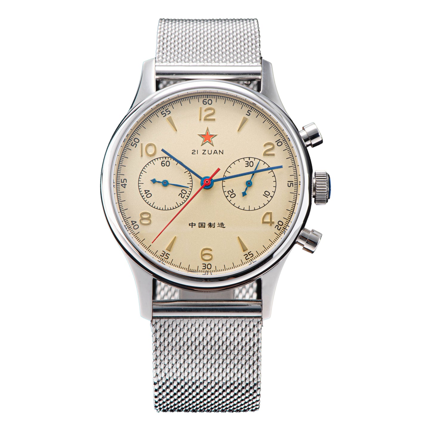 Seagull Movement Chrono Heritage SU1963S40 40mm 1963 (non Swan Neck version)