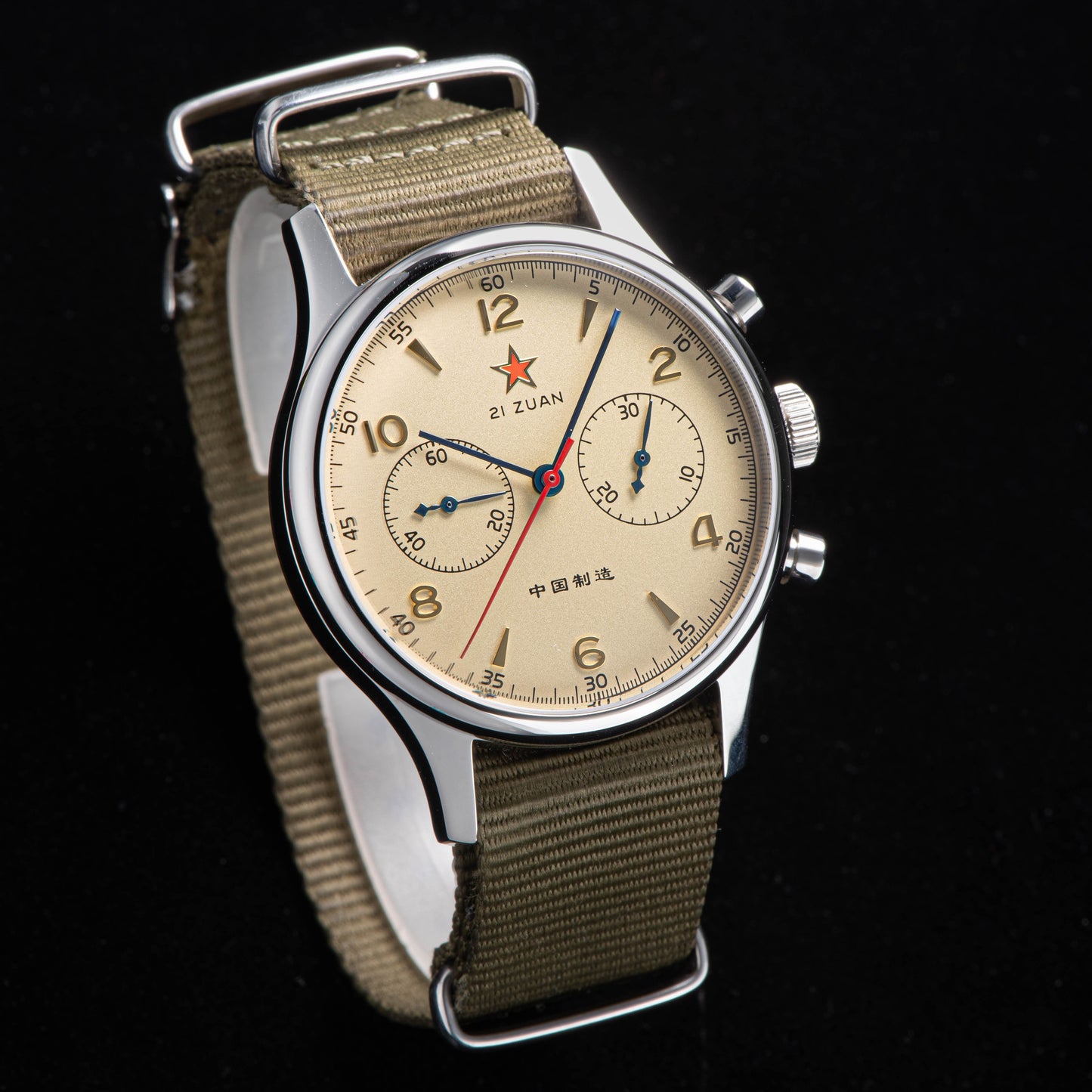 Seagull Movement Chrono Heritage SU1963S40 40mm 1963 (non Swan Neck version)