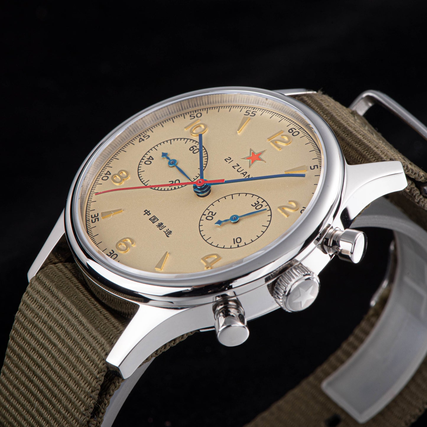 Seagull Movement Chrono Heritage SU1963S40/X 40mm 1963 Swan Neck Regulator