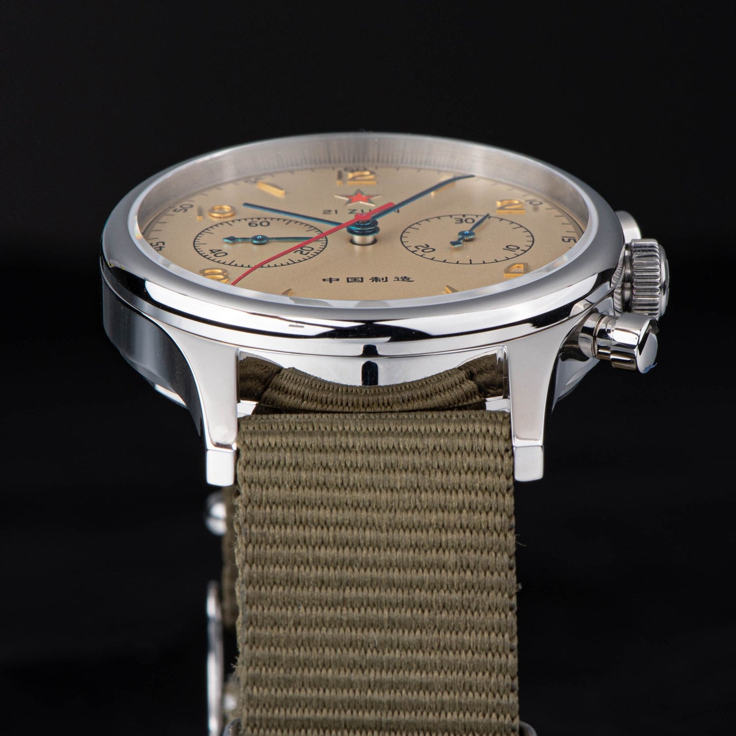 Seagull Movement Chrono Heritage SU1963S40 40mm 1963 (non Swan Neck version)