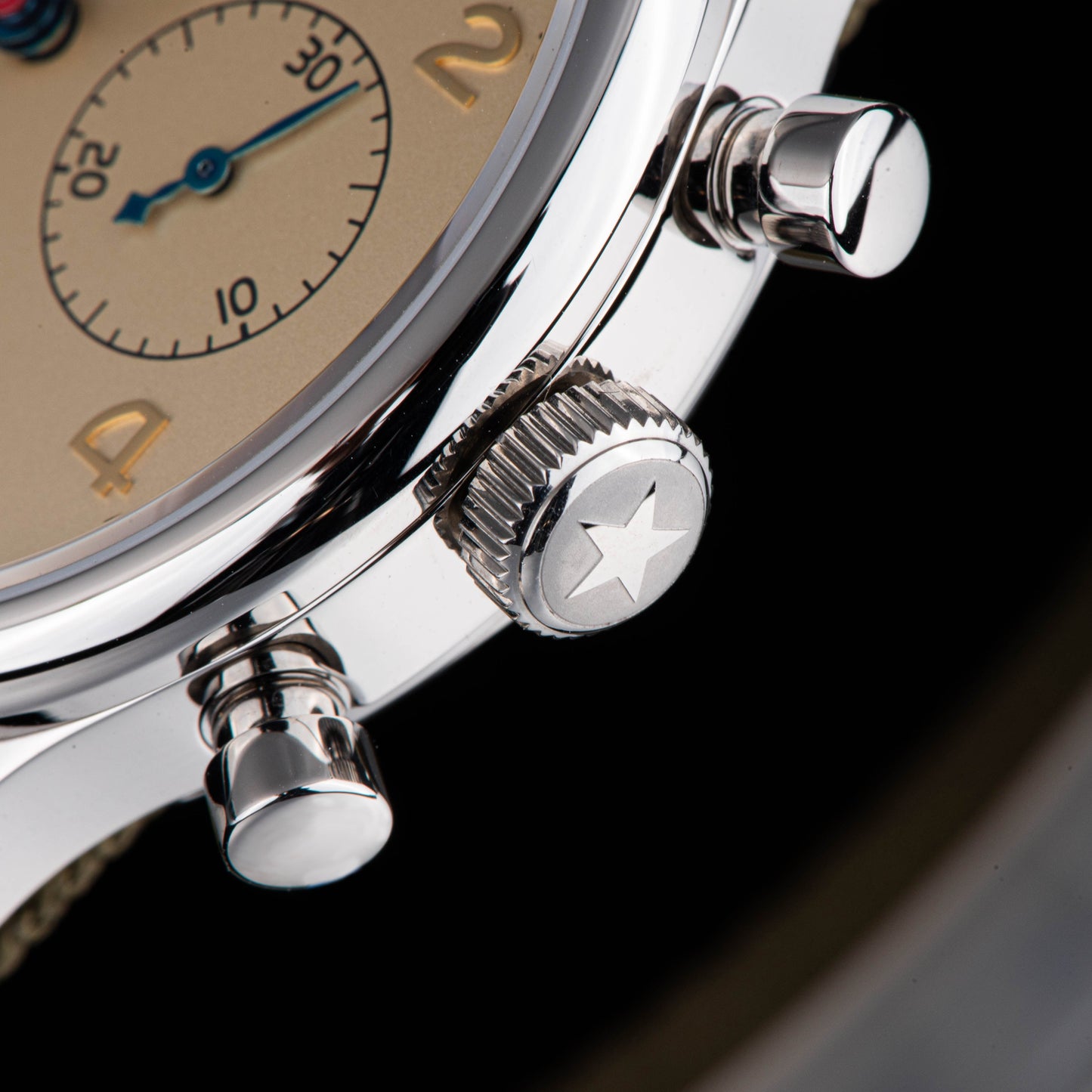 Seagull Movement Chrono Heritage SU1963S40 40mm 1963 (non Swan Neck version)
