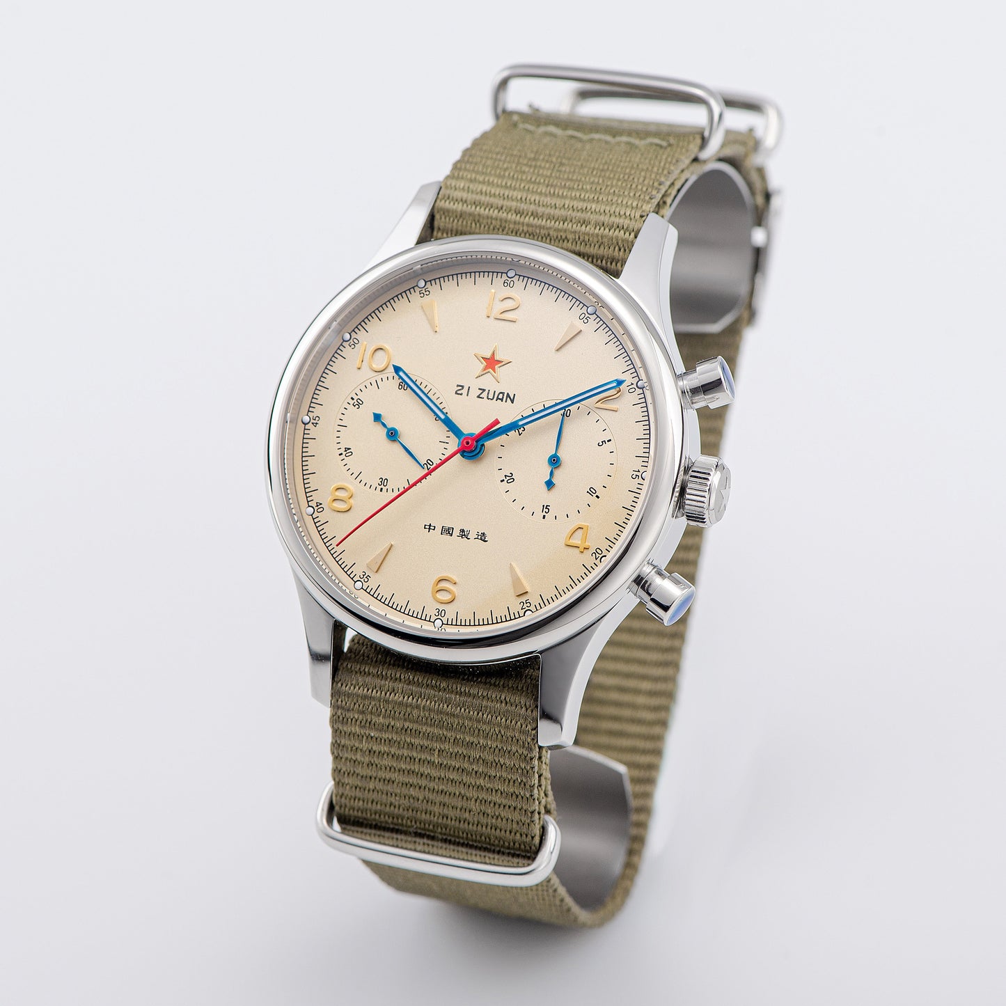 Seagull Movement Chrono Heritage SU1963S40/R 40mm 1963 Red Chronograph