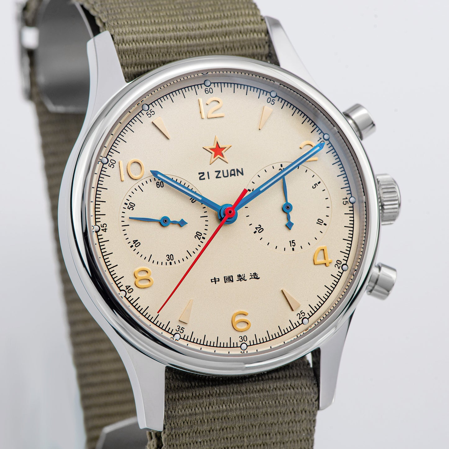 Seagull Movement Chrono Heritage SU1963S40/R 40mm 1963 Red Chronograph