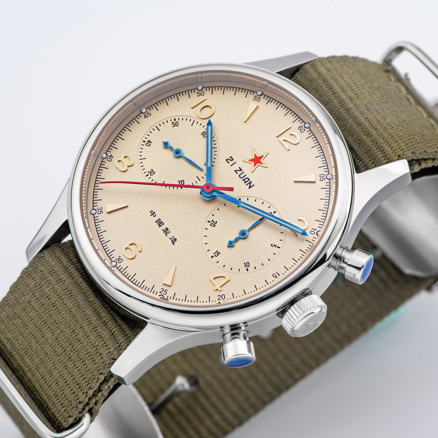 Seagull Movement Chrono Heritage SU1963S40/R 40mm 1963 Red Chronograph