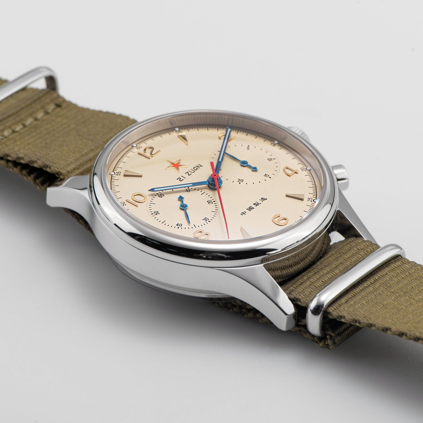 Seagull Movement Chrono Heritage SU1963S40/R 40mm 1963 Red Chronograph