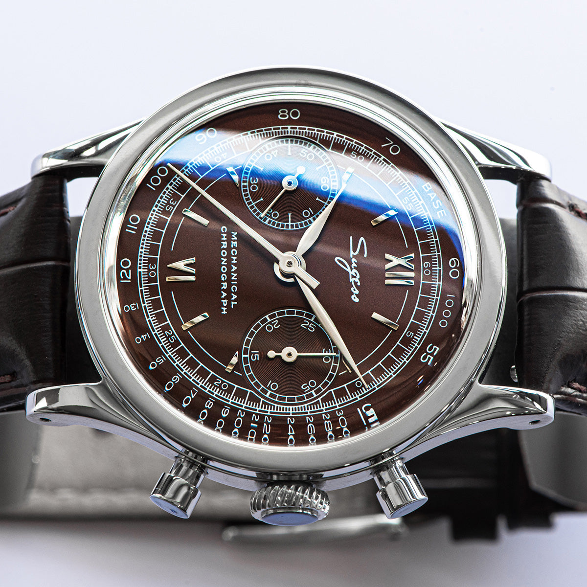 Chrono Heritage S411 SU1901BRS Brown Dial