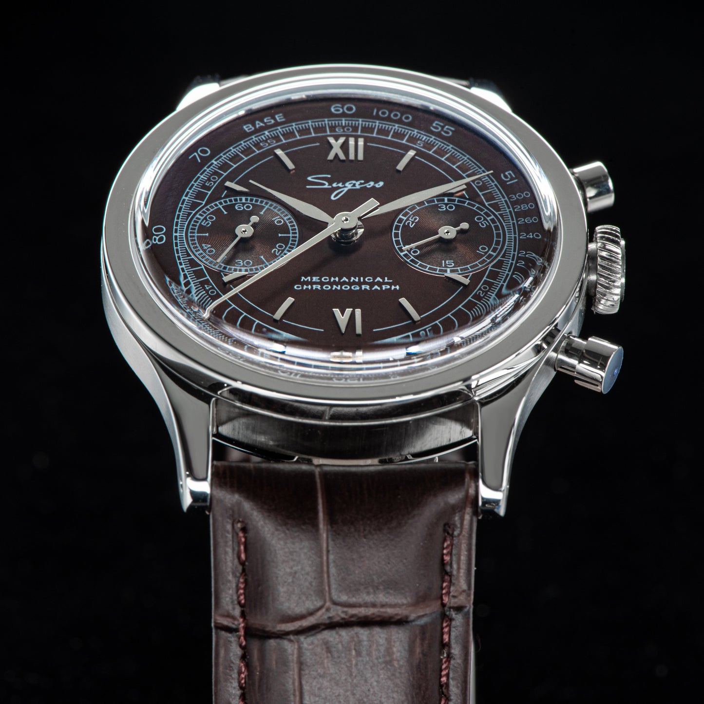 Chrono Heritage S411 SU1901BRS Brown Dial