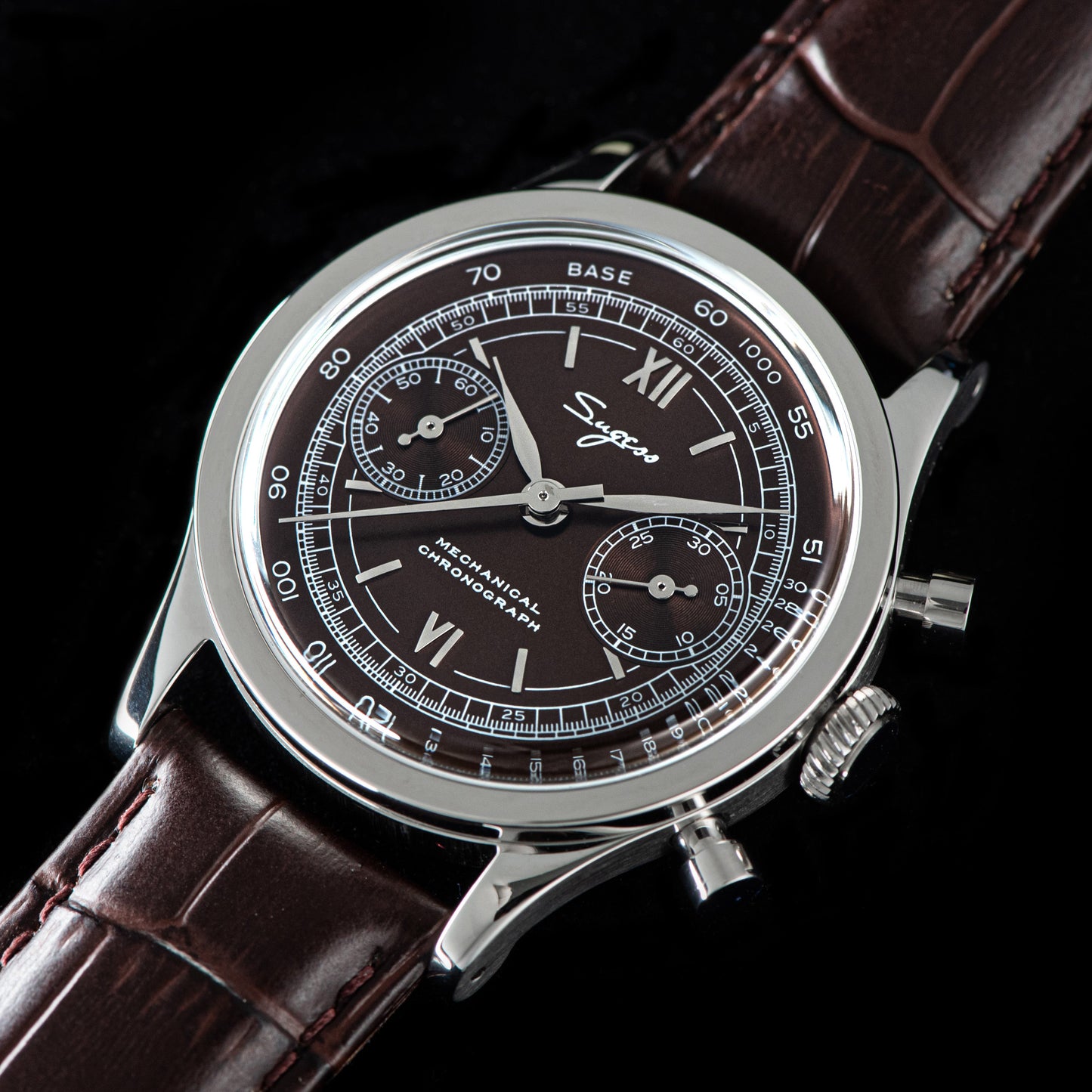 Chrono Heritage S411 SU1901BRS Brown Dial
