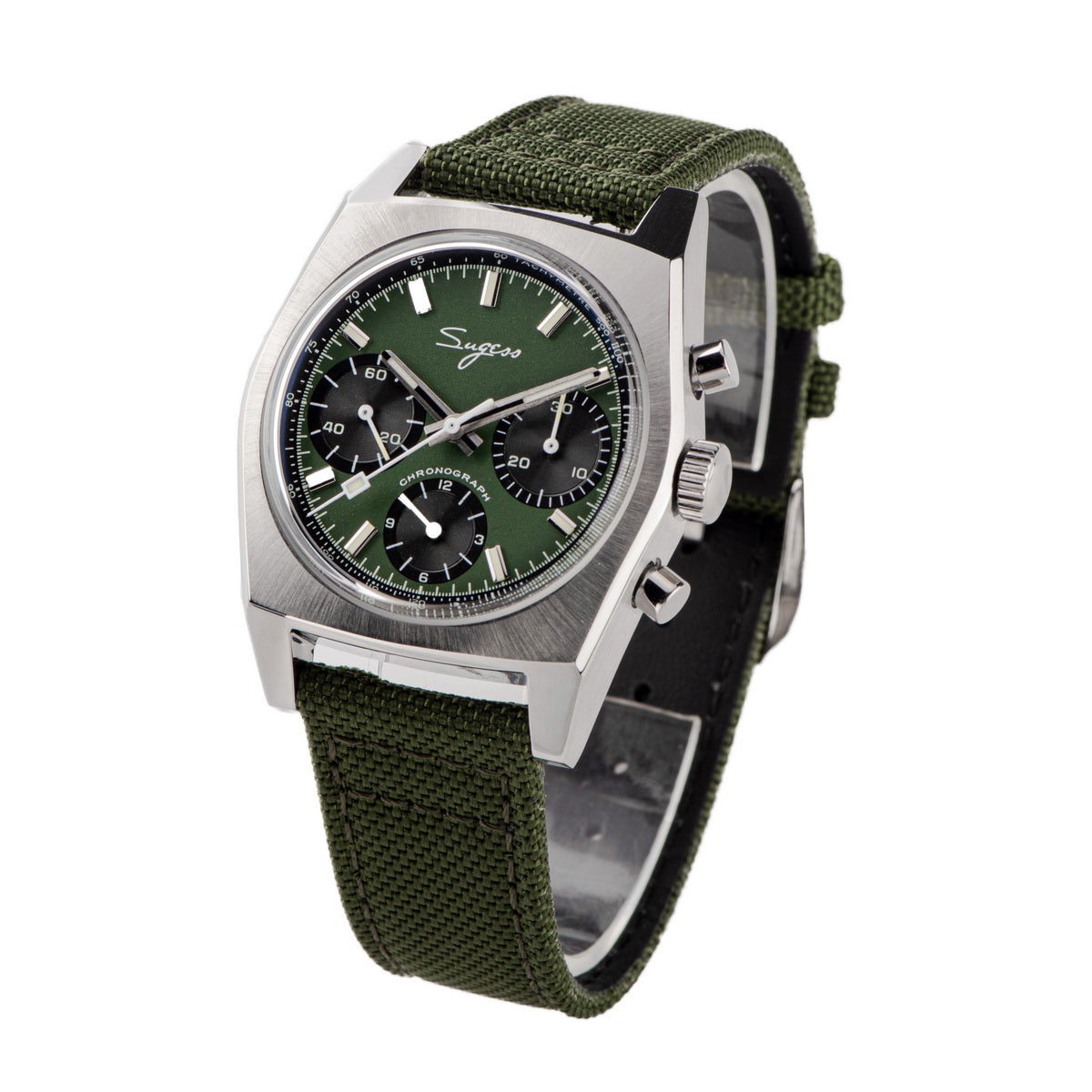 Chrono Heritage S419 Chronograph Green Dial