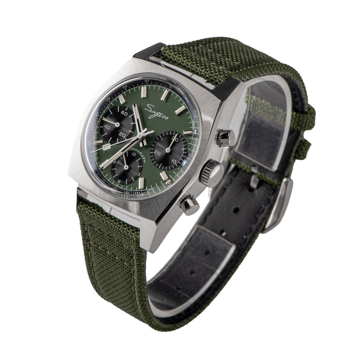 Chrono Heritage S419 Chronograph Green Dial