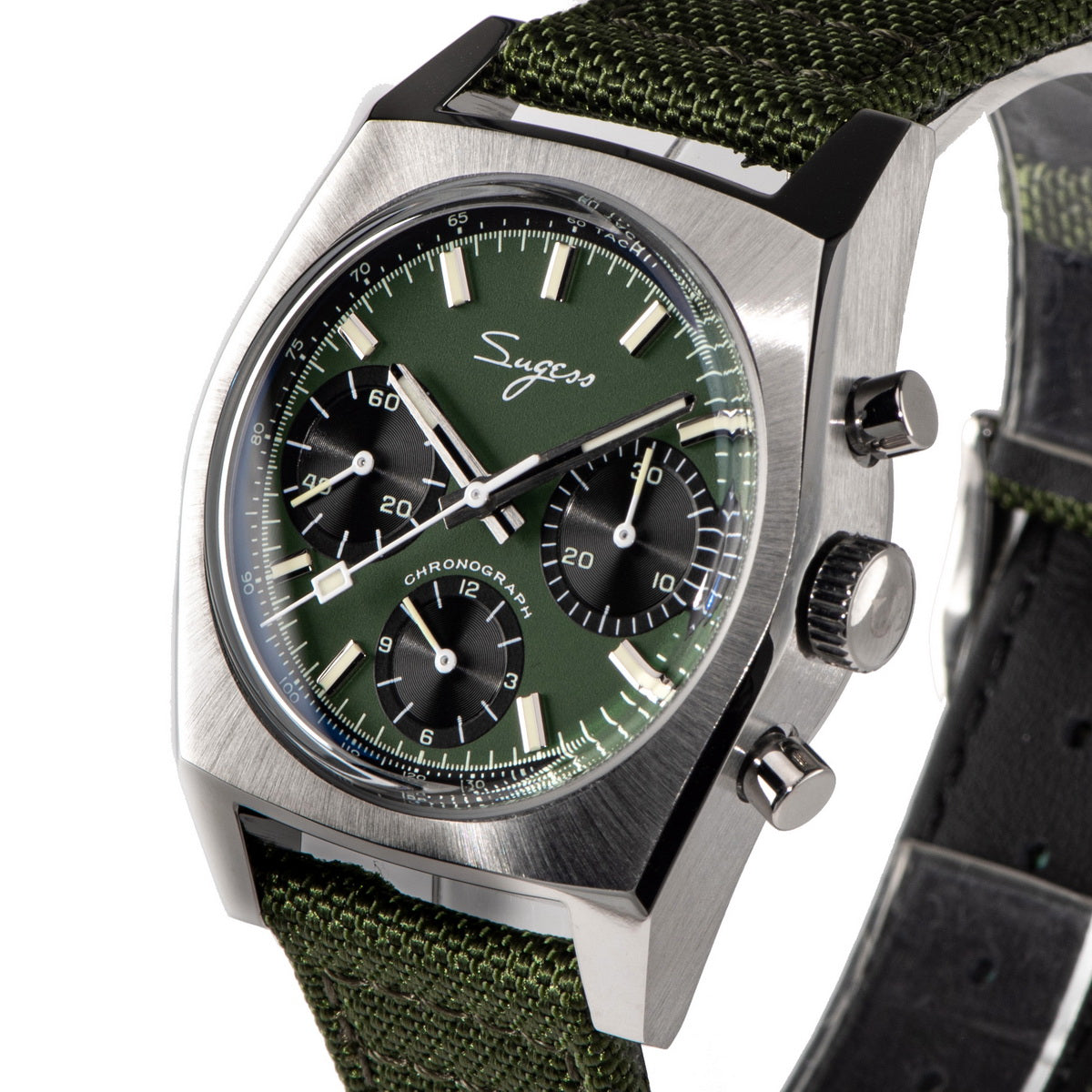 Chrono Heritage S419 Chronograph Green Dial