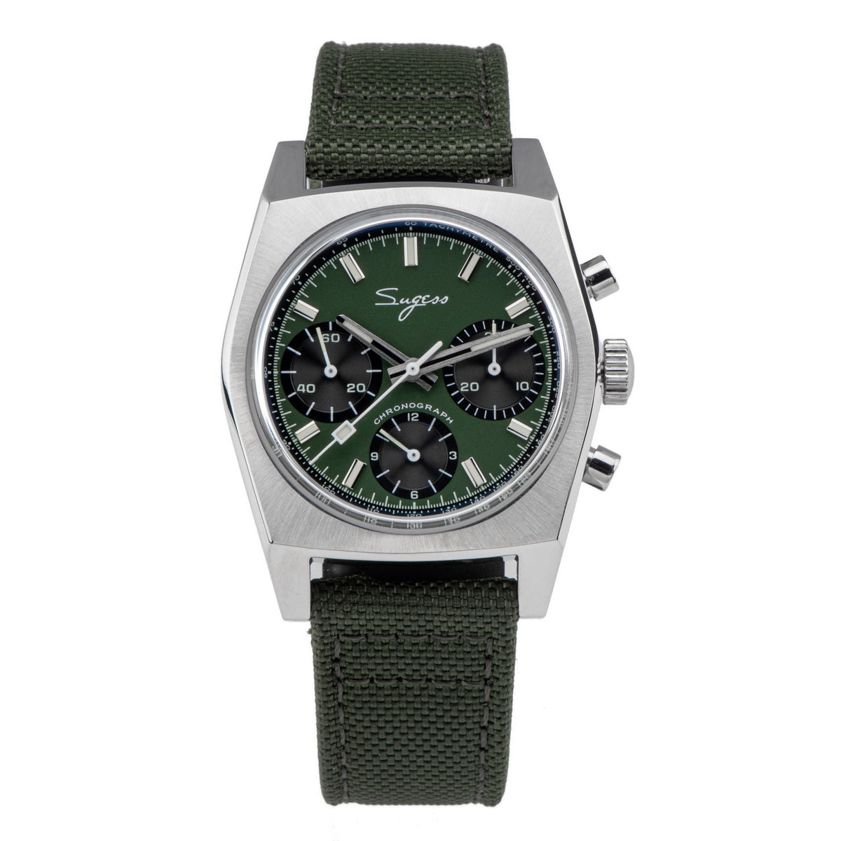Chrono Heritage S419 Chronograph Green Dial