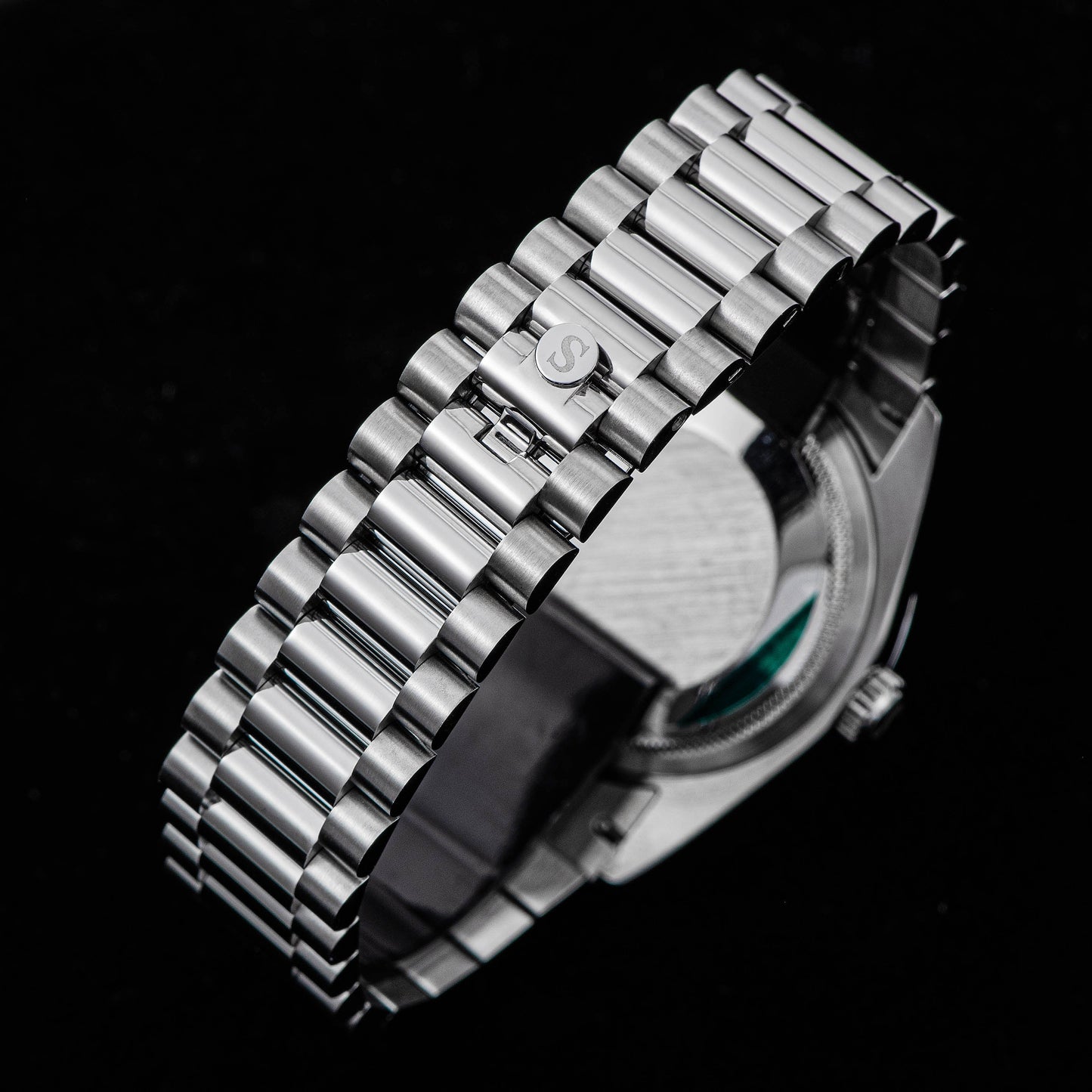 Heritage S449 DD Date and Day Display DD36 36mm Stainless Steel Light Blue Dial Automatic