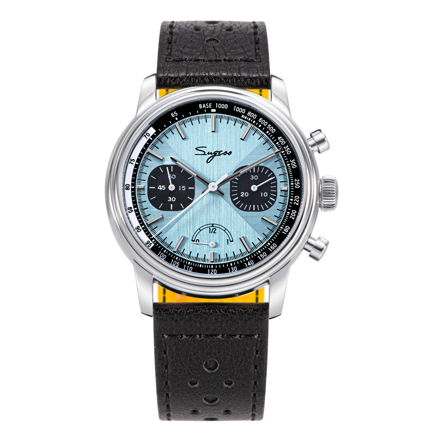 Chrono Heritage S438 Light Blue Dial Power Reserve Indicator