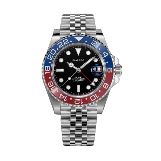 GMT DIVER'S SU126710BLRO V2 Red & Blue Bezel