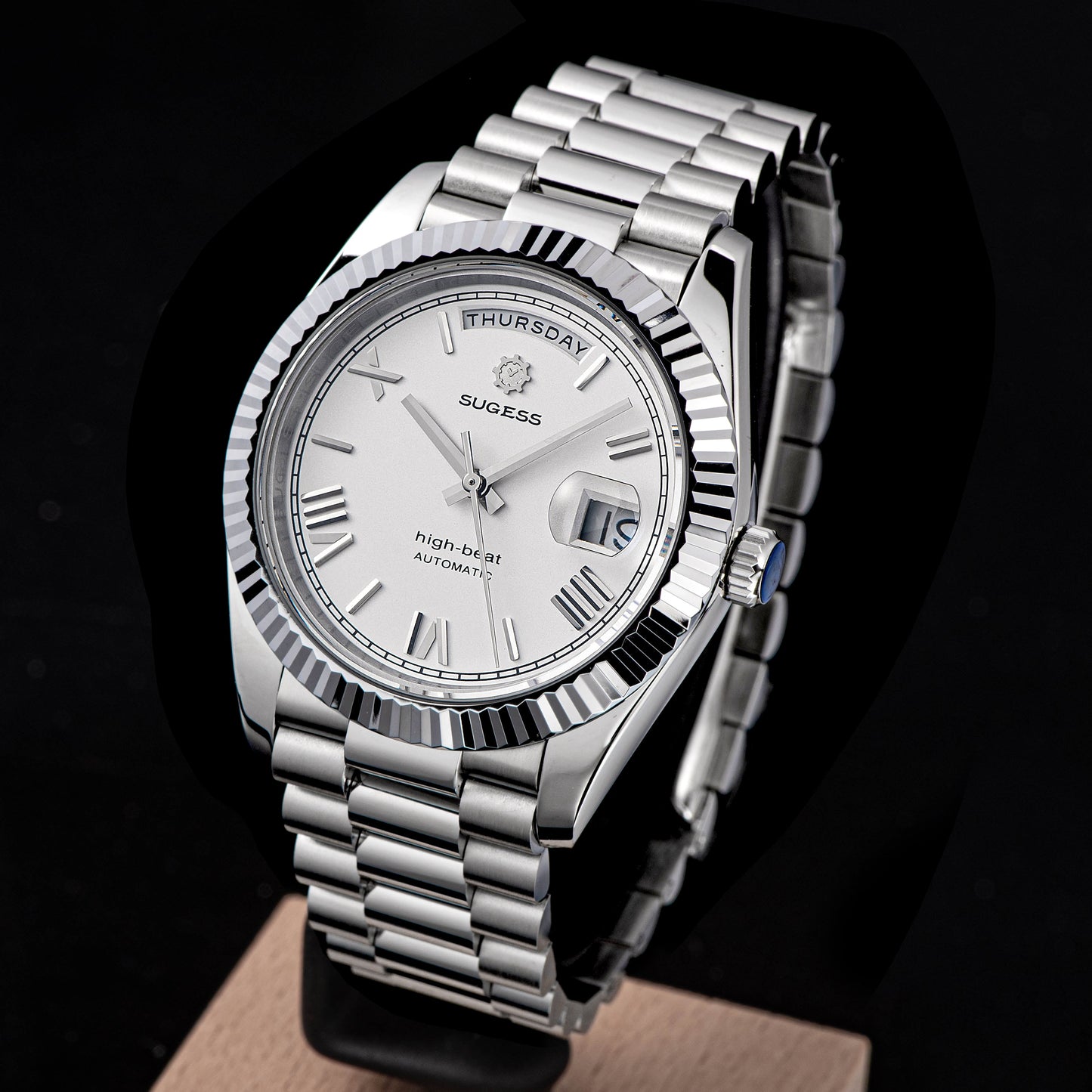 Heritage S433 DD Date and Day Display Stainless-Steel Automatic