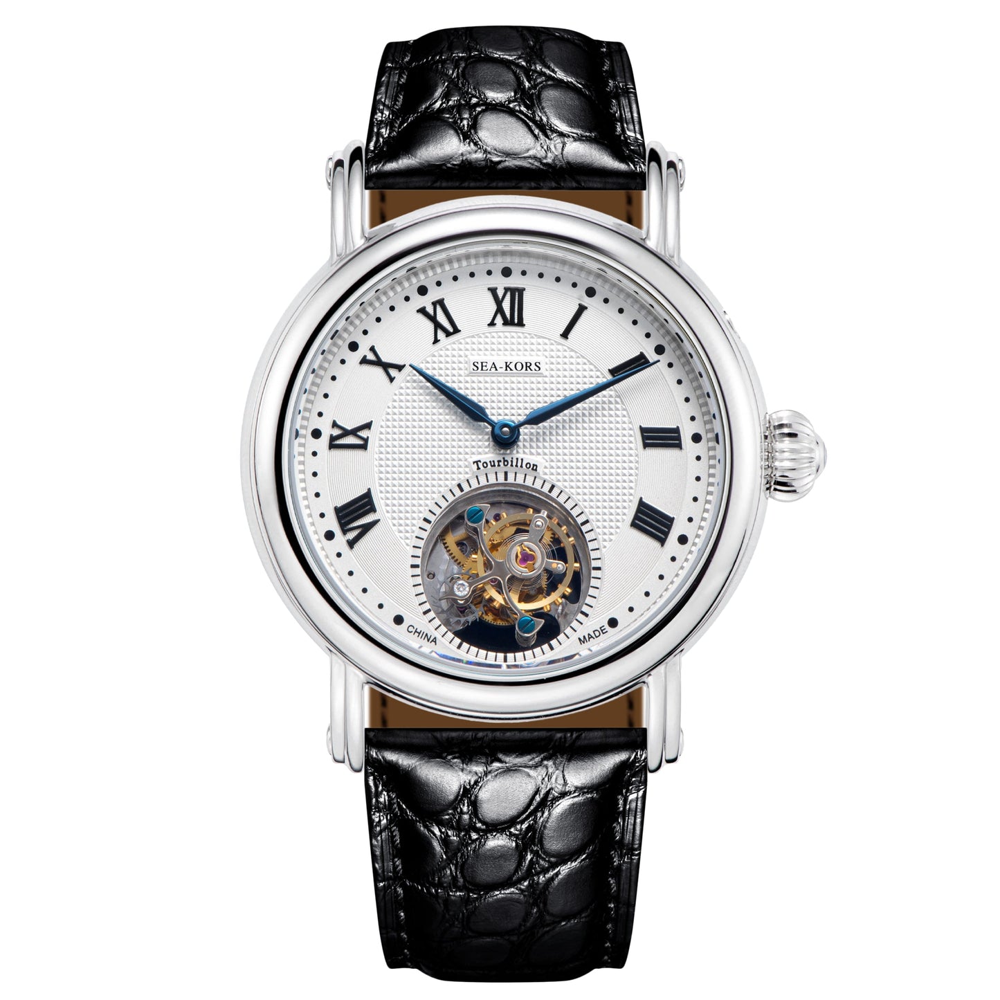 Seakors Tourbillon SE8000SK Black Indexes