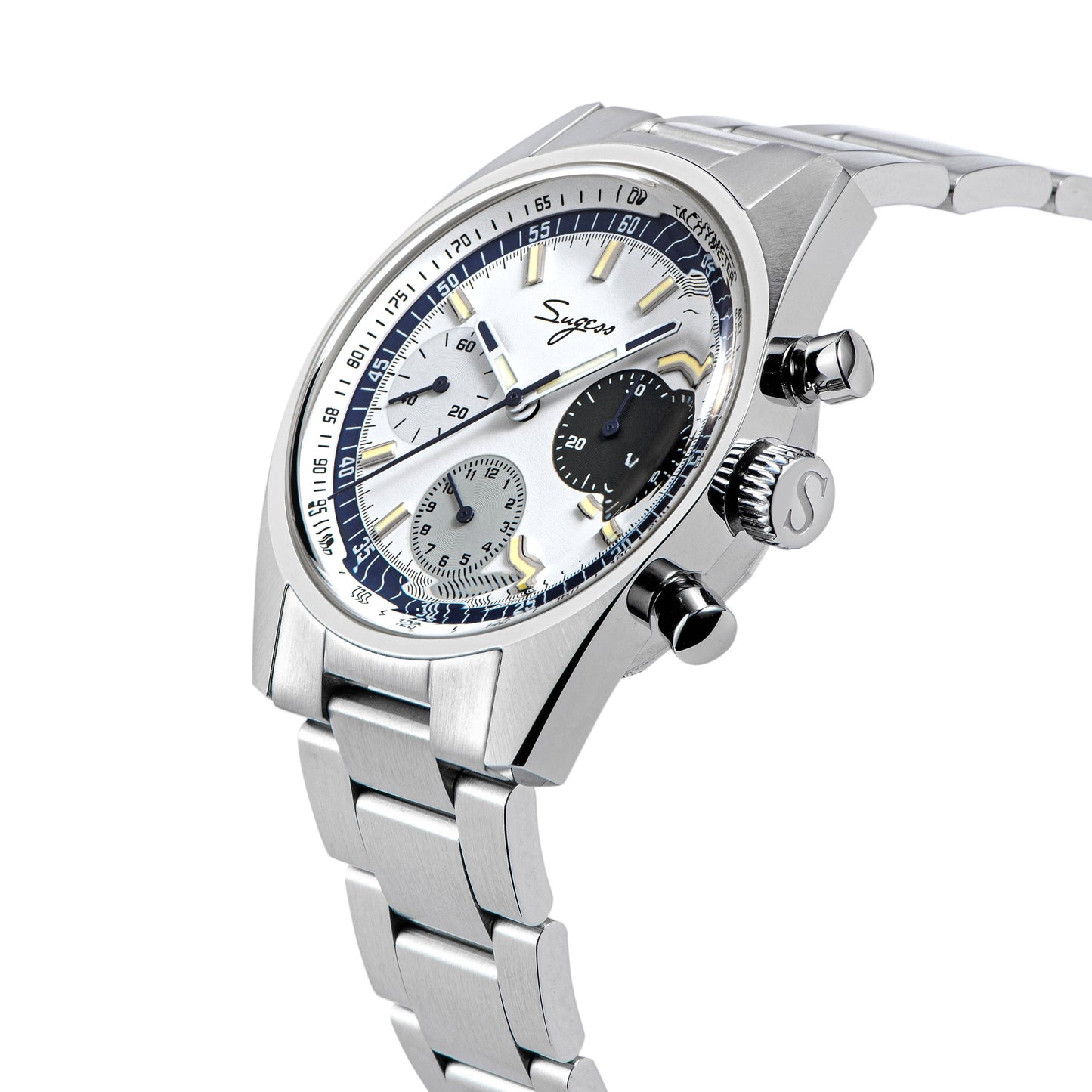 Chrono Heritage 442 Chronograph Special Dial Swan Neck Regulator