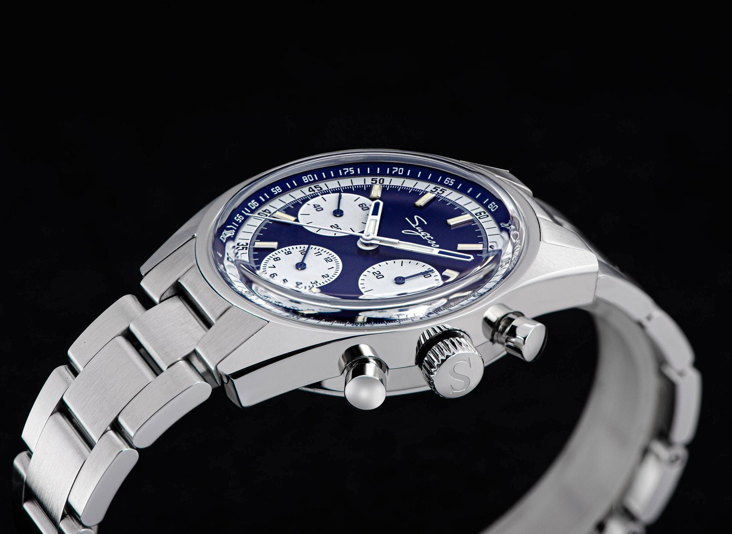 Chrono Heritage 442 Chronograph Special Dial Swan Neck Regulator