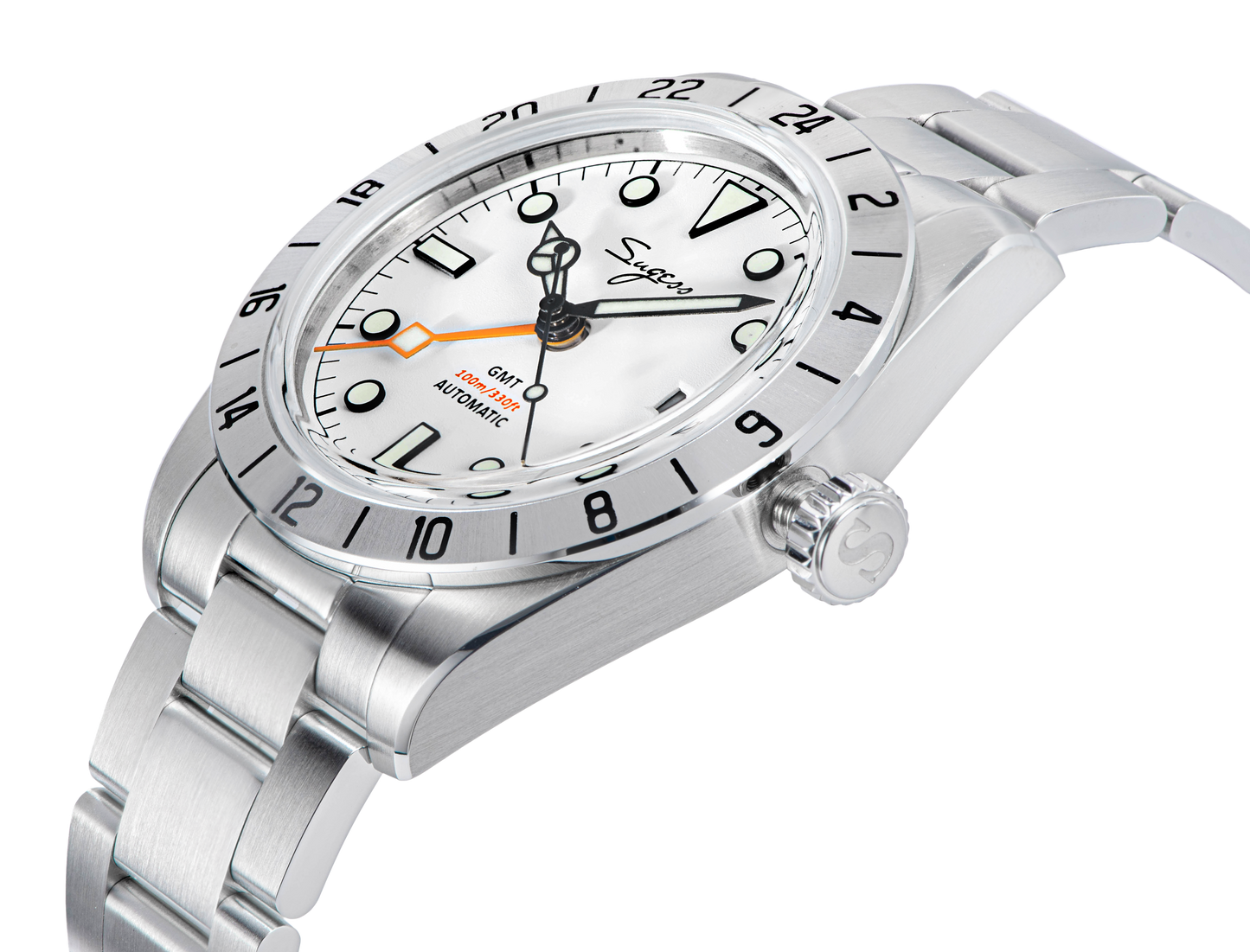 Heritage 431 BB GMT White Dial Mercedes Hands