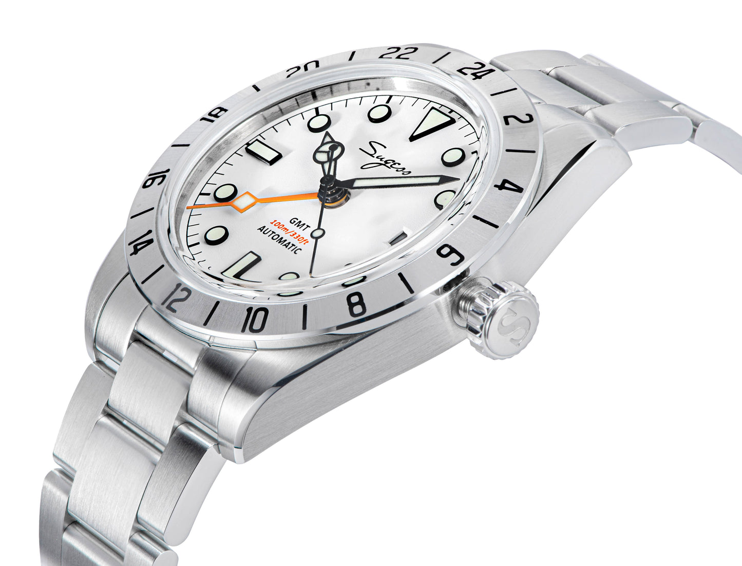 Heritage 431 BB GMT White Dial Mercedes Hands