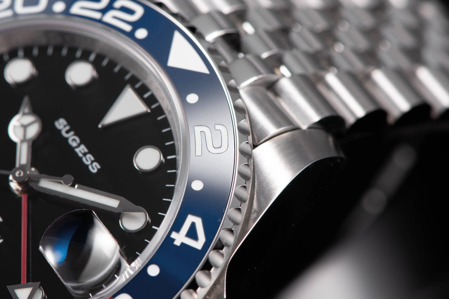 GMT DIVER'S SU126710BLRO Red & Blue Bezel Pepsi Jubilee Bracelet (2024 Updated version)