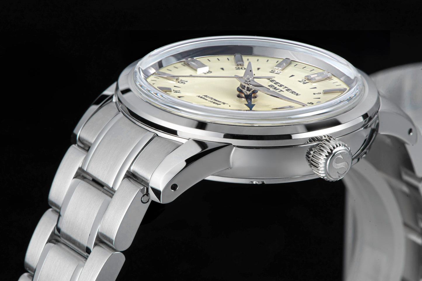 Seestern S446 GMT Watch Creamy Dial (Seiko NH34 GMT movement)