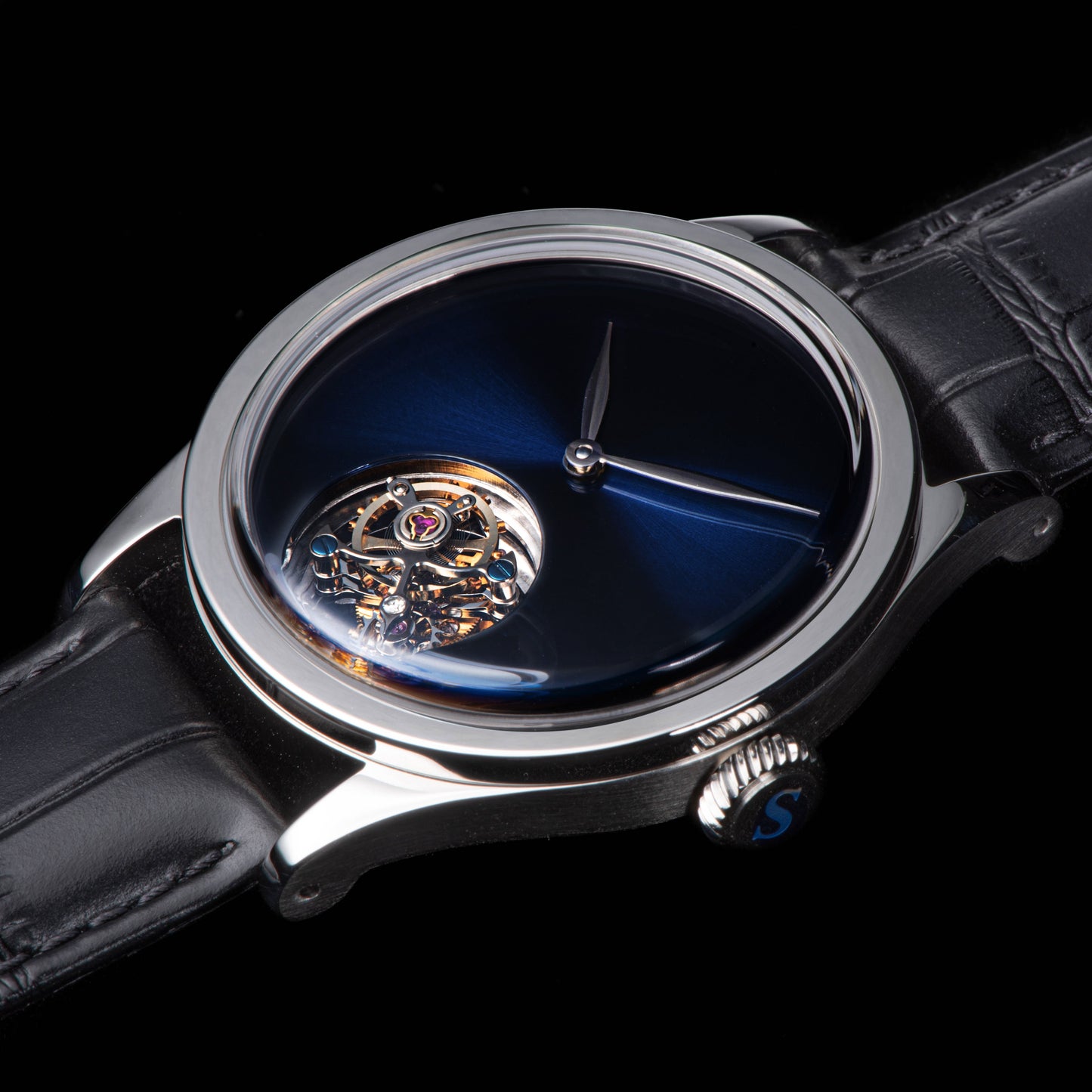 Tourbillon Master SU8000MSBL Stainless Steel Case Blue Dial