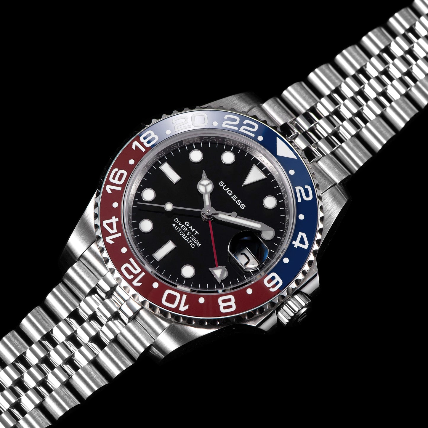 GMT DIVER'S SU126710BLRO Red & Blue Bezel Pepsi Jubilee Bracelet (2024 Updated version)