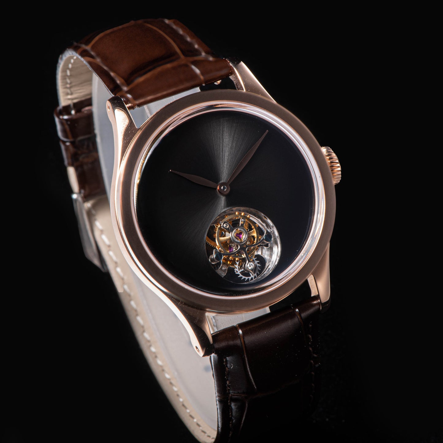 Tourbillon Master SU8000MRGR Rose Gold Case Grey Dial