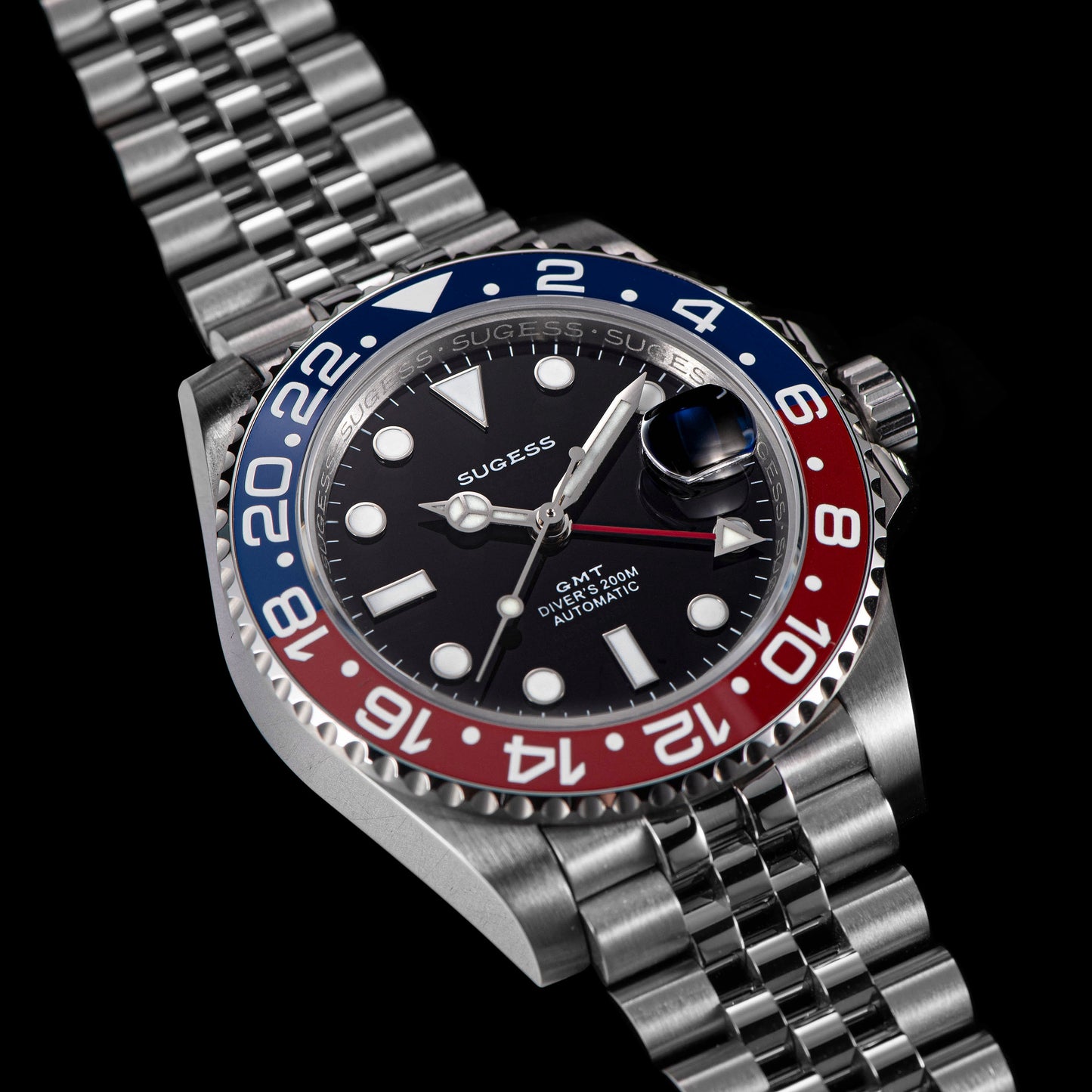 GMT DIVER'S SU126710BLRO Red & Blue Bezel Pepsi Jubilee Bracelet (2024 Updated version)