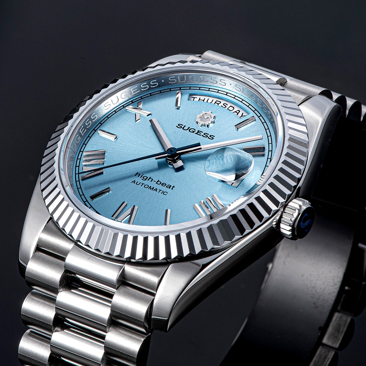 Heritage S433 DD Date and Day Display Stainless-Steel Automatic