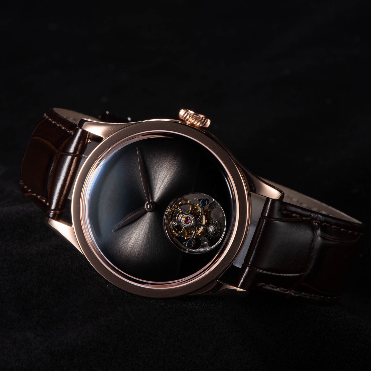 Tourbillon Master SU8000MRGR Rose Gold Case Grey Dial