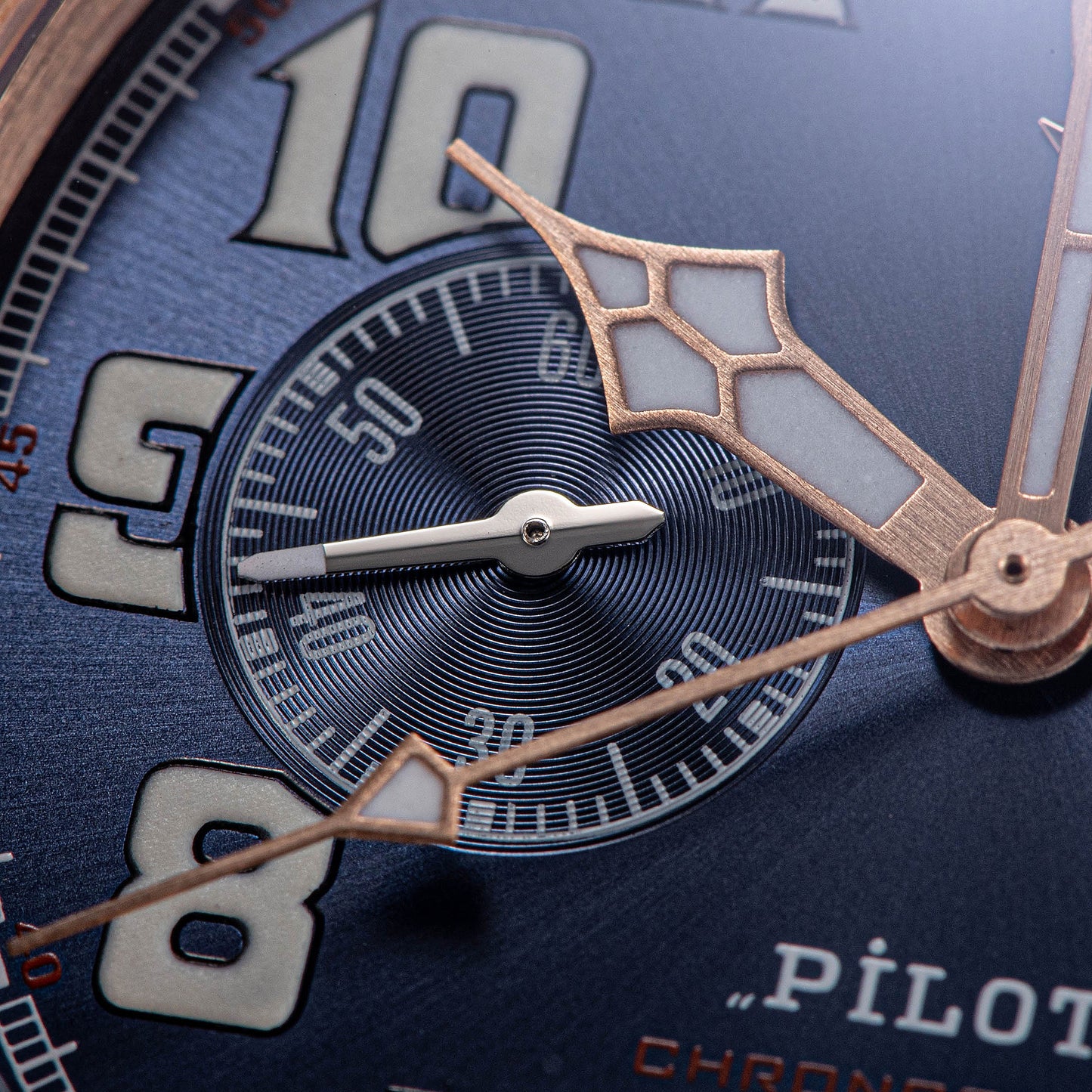 Pilot Master SUPILOT004 Sun Brust Blue Dial