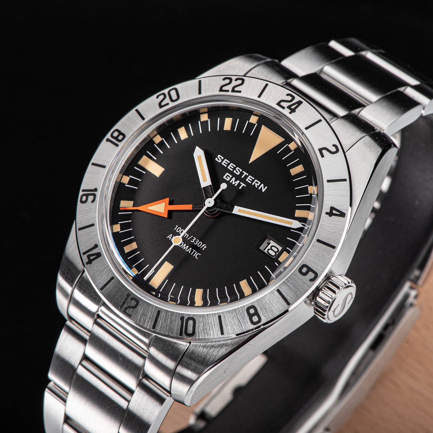 Seestern Heritage 436 BB GMT (Seiko NH34 GMT movement)